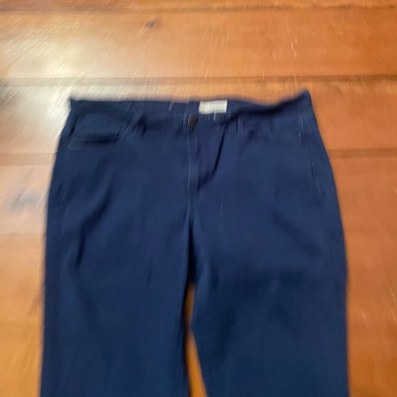 DKNY Dark Blue Navy Straight Leg Pants Jeans 8x30 - Picture 5 of 13